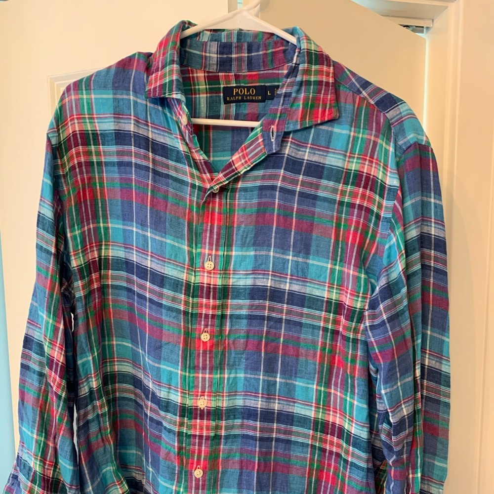 Ralph Lauren Large Linen Button-up Shirt